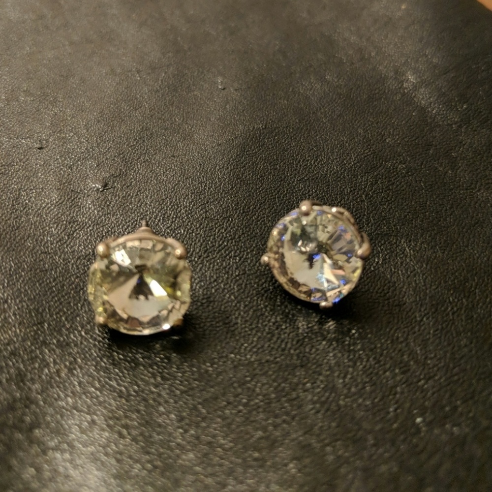 Fossil Silver Stud Earring